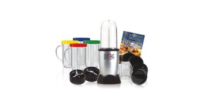 Magic Bullet Blender & Processor MBL17 17 Piece Set in Silver Magic Bullet Blender & Processor MBL17 17 Piece Set in Silver